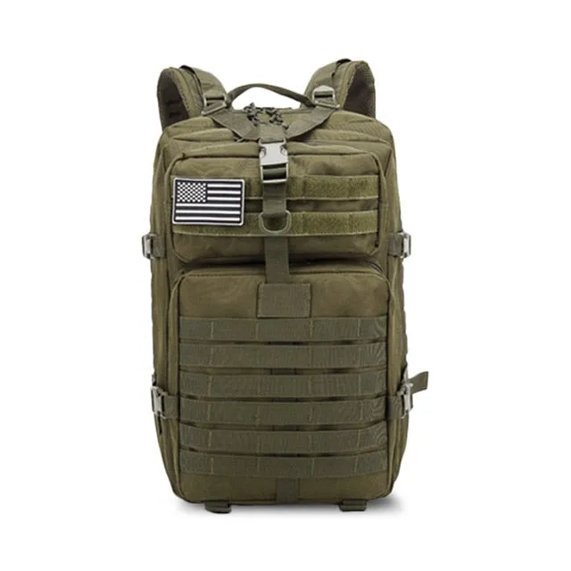 50L Large Capacity Men Army Military Tactical Backpack 3P Softback Outdoor Waterproof Bug Rucksack Hiking Camping Hunting Bags