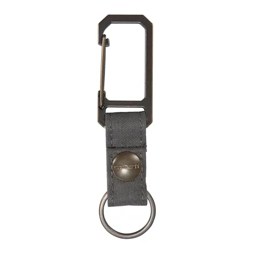 Carhartt B0000251 Unisex Adult Key Keeper, Key Ring Holder with Self-Locking Metal Gate Clip