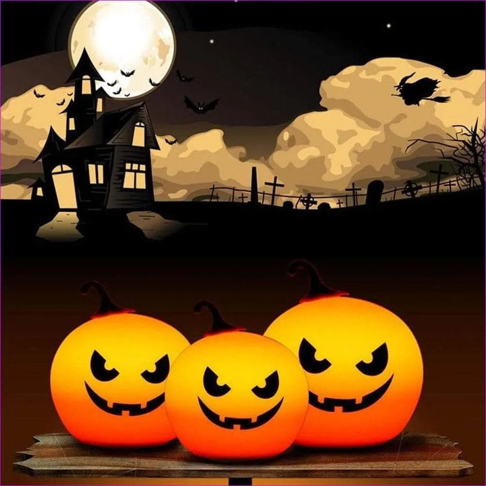 Halloween Touch Light Pumpkin Lamp