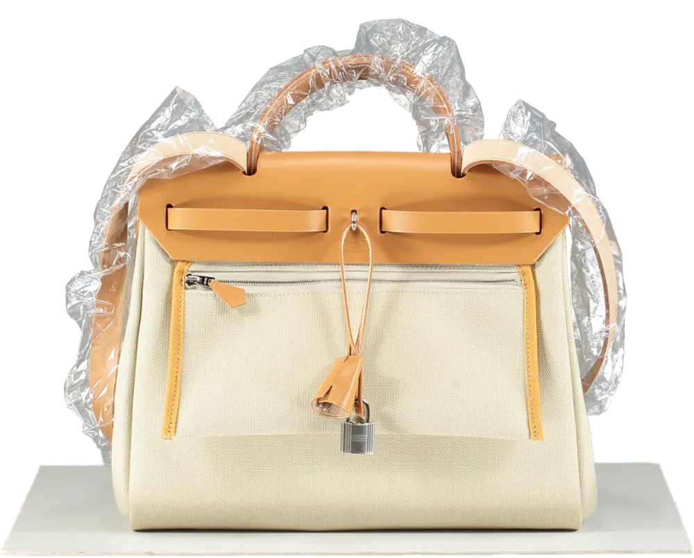 Herms Herbag 31 - Beton/natural BNIB With Harrods Receipt