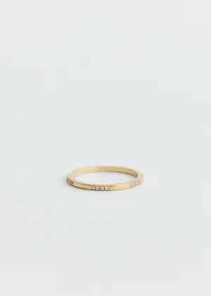 Simple Crystal Ring